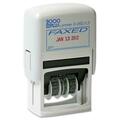 Consolidated Stamp Mfg 2000 PLUS Economy Message Dater- 4 Messages- Red-Blue- 1.75 x .94 65005